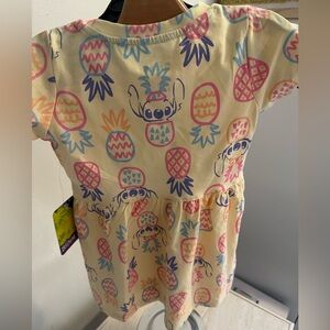 Disney Stitch Pastel Pineapple Dress